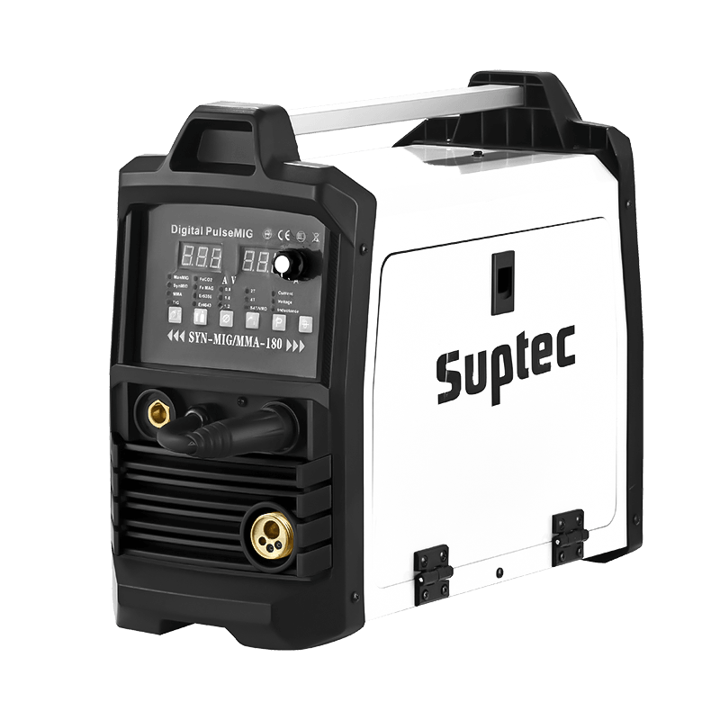 SUPTEC 205A SOLDADORA MIG,SOLDADORA ARC STICK,3 EN 1 MULTIFUNCION,DUAL VOLTAJE 110/220V,GAS GASLESS,SOLDADORA INVERTER ARRANQUE EN CALIENTE CON LIFT TIG,PANTALLA LCD digital,MÁQUINA DE SOLDADURA MIG MIG/LIFT TIG/ARC 3 EN 1 2T 4T